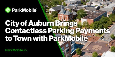 The partnership with ParkMobile helps with Auburn’s plan to expand contactless parking payment options throughout the city.