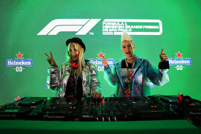 Australian DJ duo NERVO and Heineken® kick off the race weekend to celebrate the return of F1® to Brazil